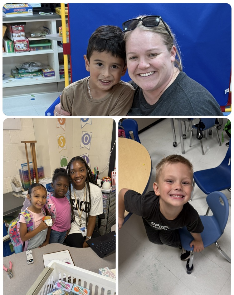 Smiling students and staff!