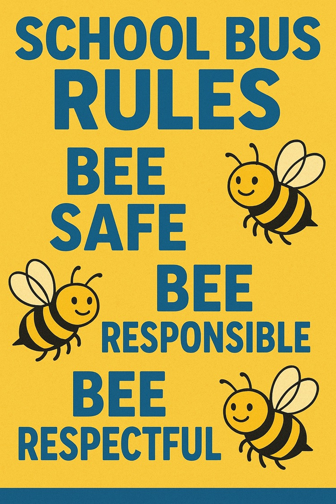 School bus rules at Oak Crest 2025