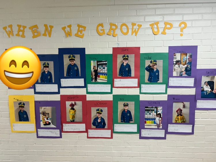What kindergarten students want to be when they grow up! 