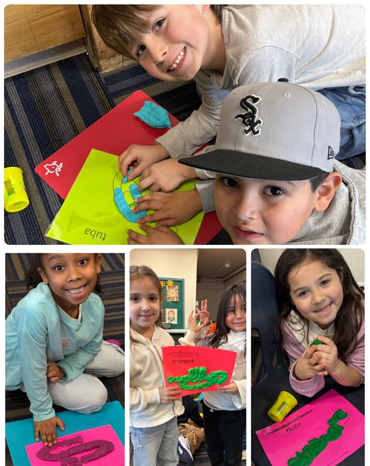 1st grade music fun with playdo  