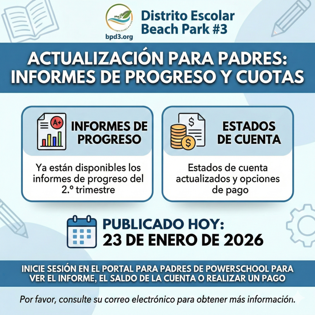 Los informes de progreso y los estados de cuenta de las tarifas se emiten hoy.
