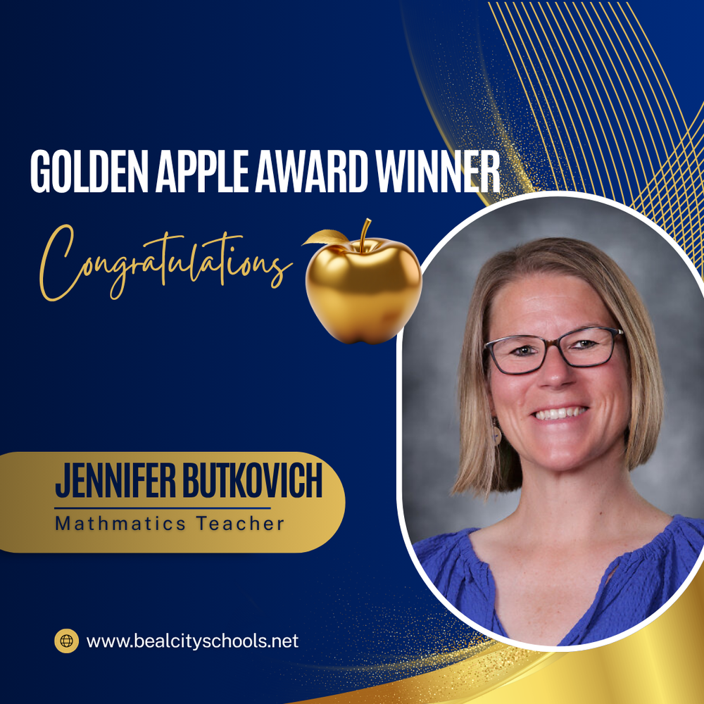 Congrats to Mrs. Butkovich