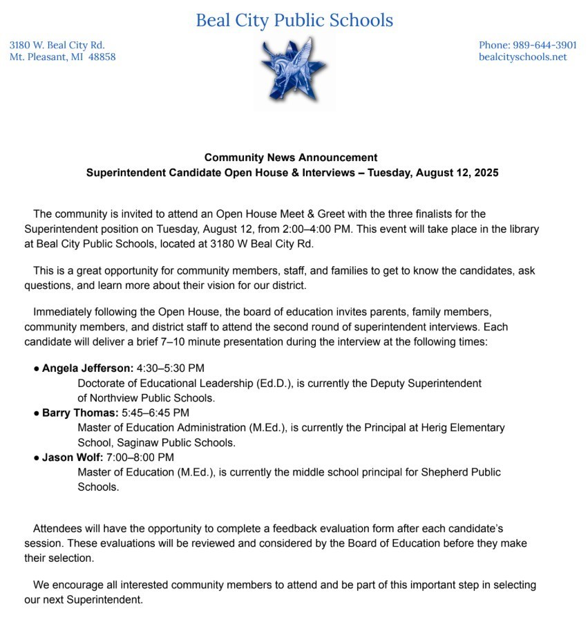 Second-Round Announcement