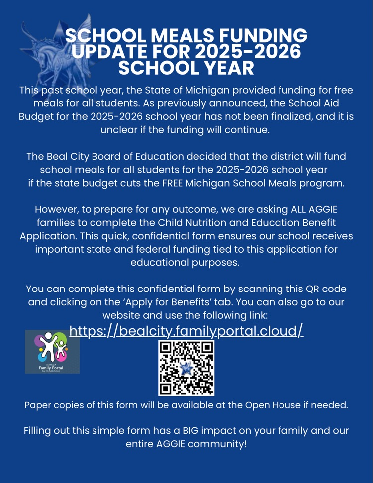 update on school meals