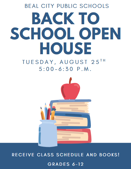 Open house Tuesday night!