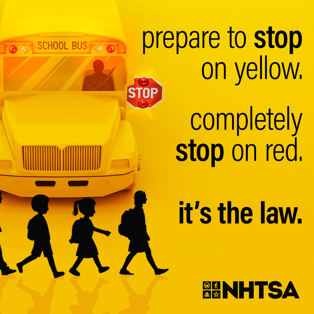 🚌 Keep Our Students Safe: School Bus Traffic Laws 🟡🔴 As our buses head out on the roads, please remember these critical safety guidelines to protect students boarding and exiting buses: 🟡 Flashing Yellow Lights: The bus is preparing to stop. Slow down and prepare to stop your vehicle. 🔴 Flashing Red Lights & Stop Arm: The bus has stopped to load or unload students. You MUST stop at least 20 feet away from the bus! When do you need to stop? Two-Lane & Multi-Lane Roads (no median): Traffic in both directions must stop. Divided Highways (with a physical median/barrier): Only traffic traveling in the same direction as the bus must stop. NEVER pass a bus with its red lights flashing. Violating school bus laws carries steep fines and puts lives at risk. Let's work together to keep every student safe! 💛