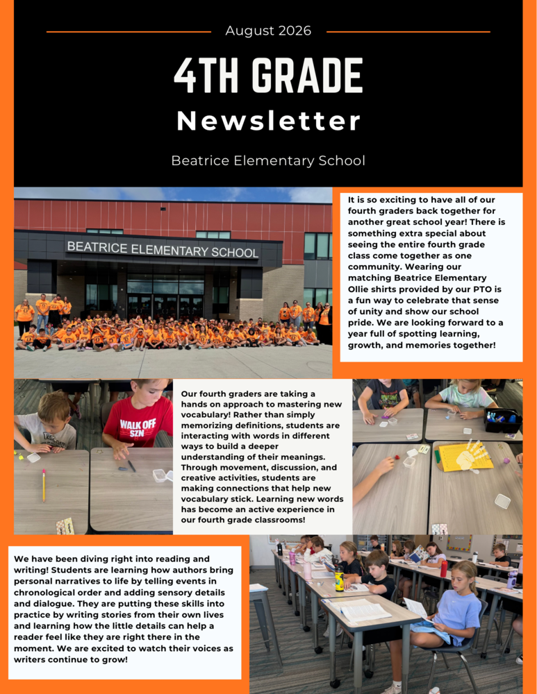4th Grade News