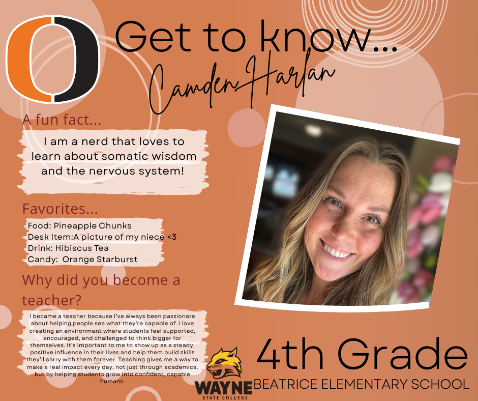Welcome Ms. Harlan!
