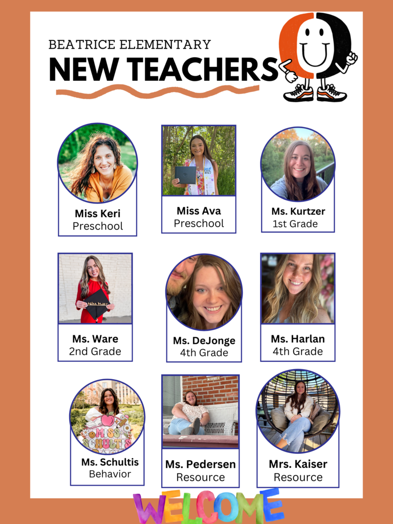 Welcome new staff