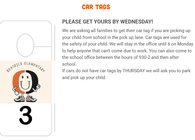 car tags