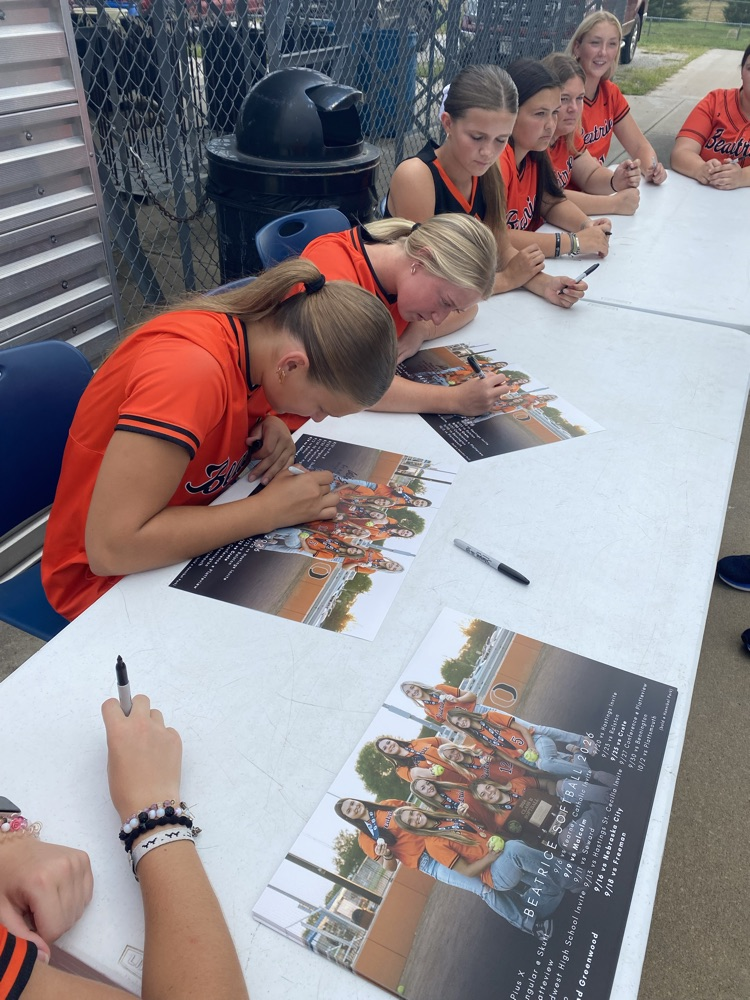 softball signing posters