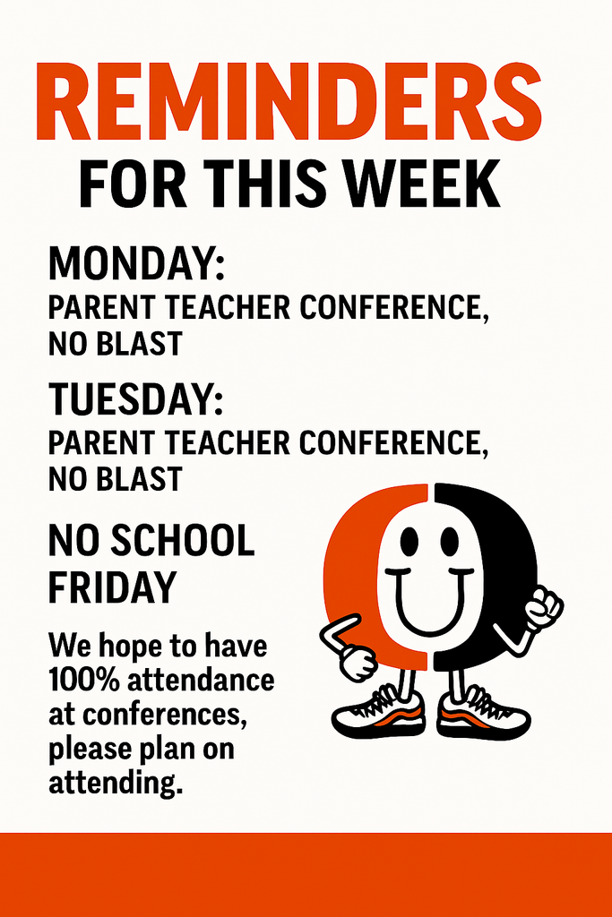 This week reminders