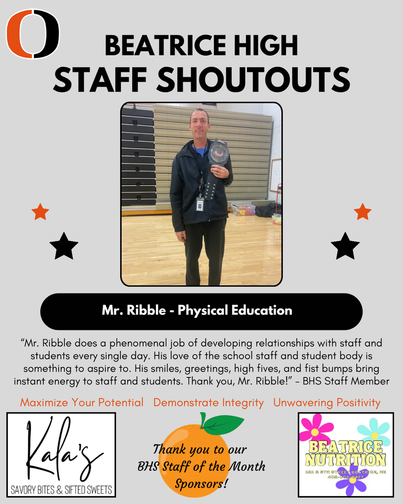 staff member of the month