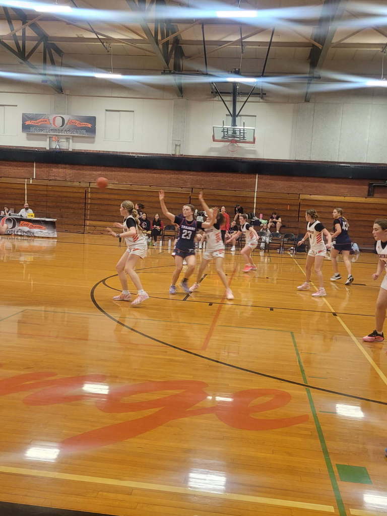 🏀 GAME ON, LADY ORANGE! 🏀 Huge shoutout to the Beatrice Middle School girls basketball teams for leaving it all on the court tonight against Platteview! 🧡🖤 #bmshousesoforange