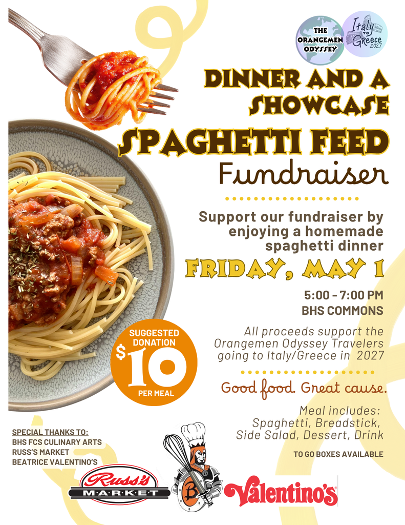 Spaghetti Fundraiser
