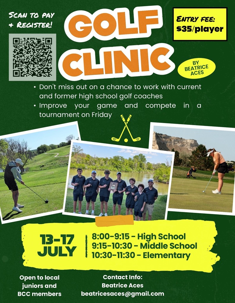 Golf Clinic Flyer