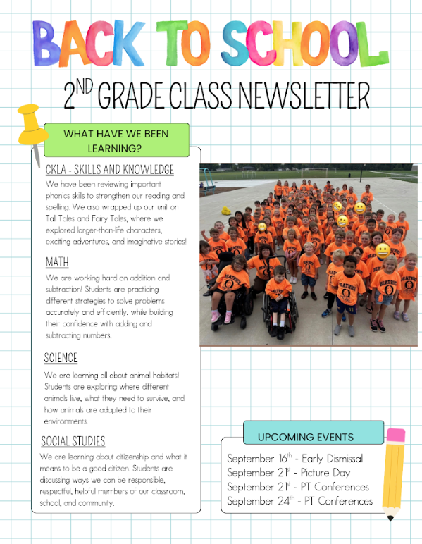 2nd grade news