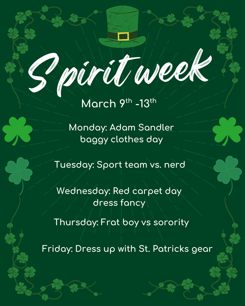 Secondary Spirit week