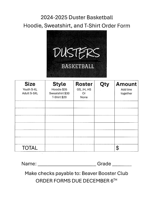 order form