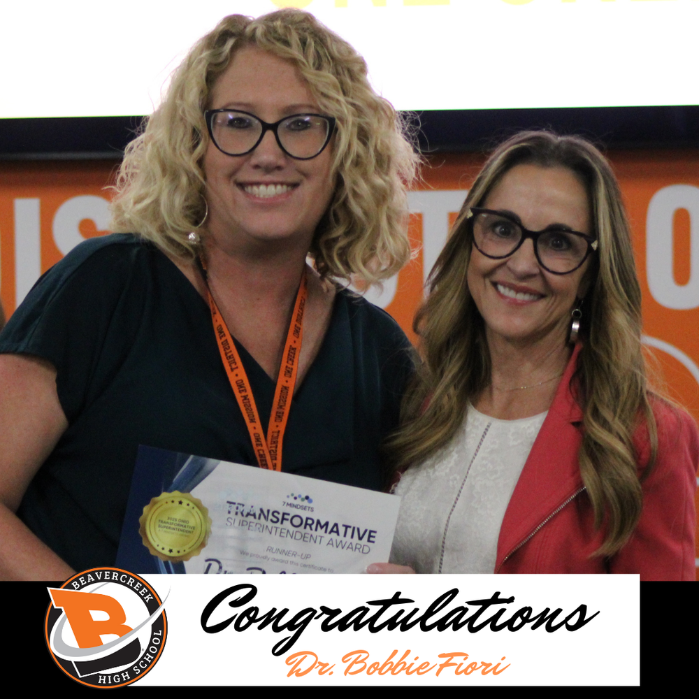 Dr. Bobbie Fiori presented with award