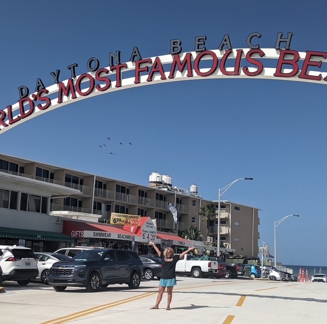 Donna Magnotta Spirit wear at Daytona Beach