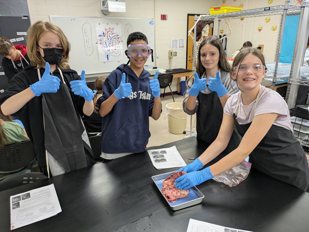 Heart Disection at Ankeney Middle School 