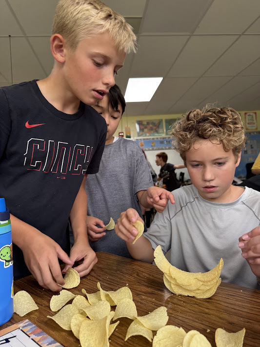 Shaw 5th Graders recreate pringles challenge