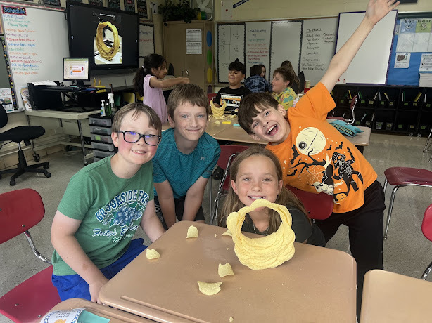 Shaw 5th Graders recreate pringles challenge