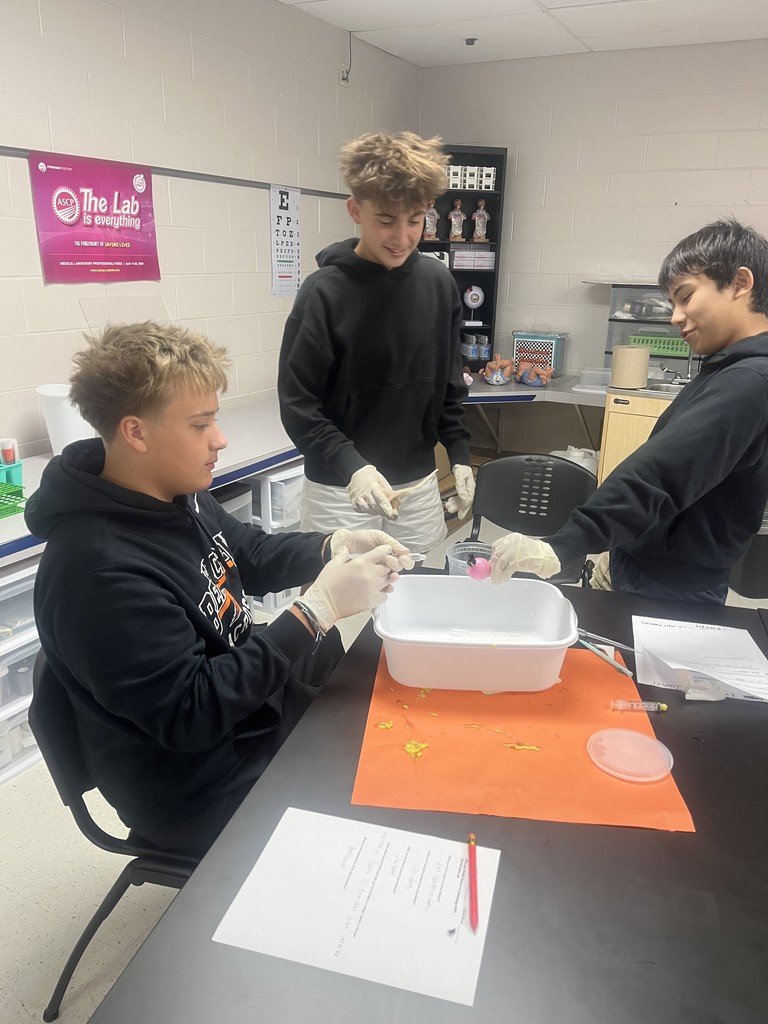 Mrs. Joy's Health Science Tech Class 