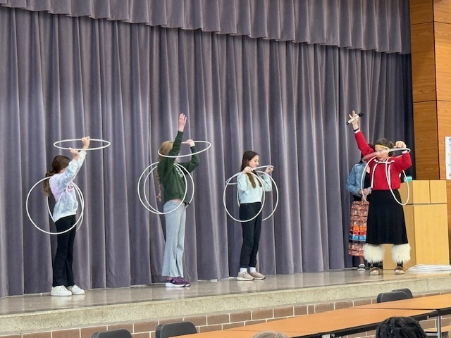 Native American Hoop Dancing Presentation at Coy Middle School