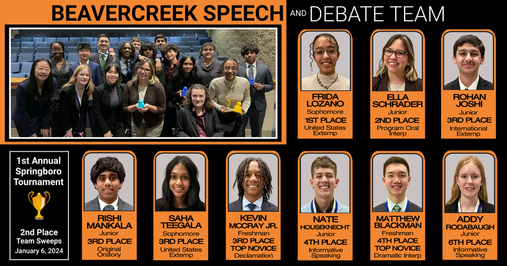 Speech and Debate Team 1st Annual Springobor Tournament