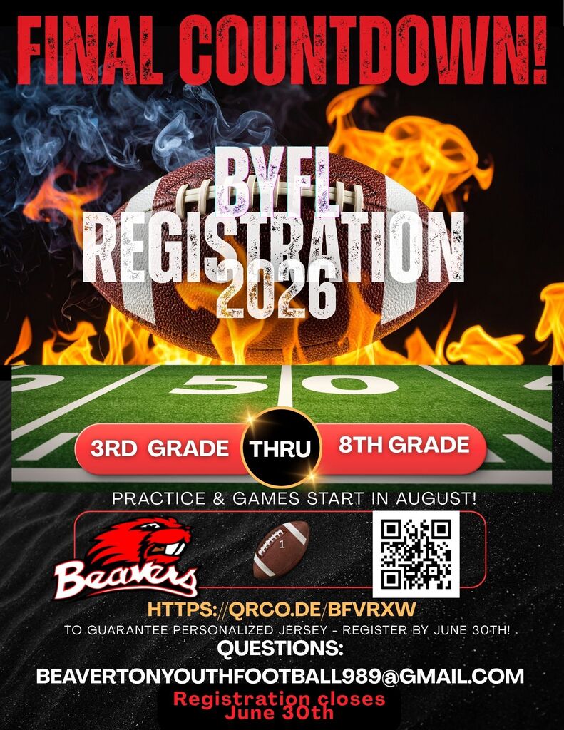 BYFL Registration Flyer