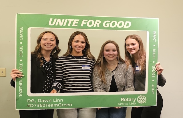 Rotary Interact students