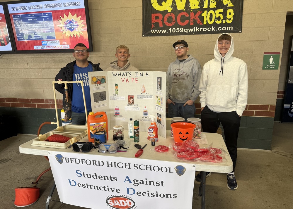 SADD Members at their stand