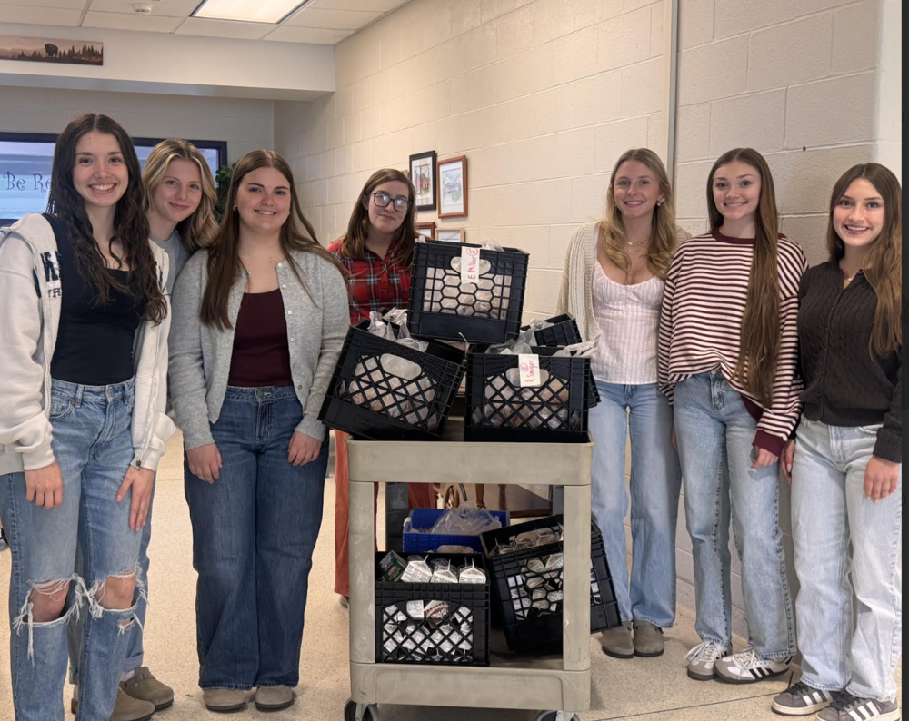 NHS Students at Bedford Elementary