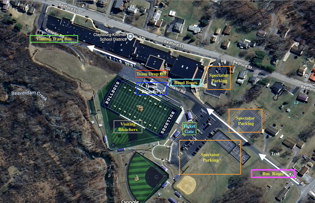 Parking at Claysburg