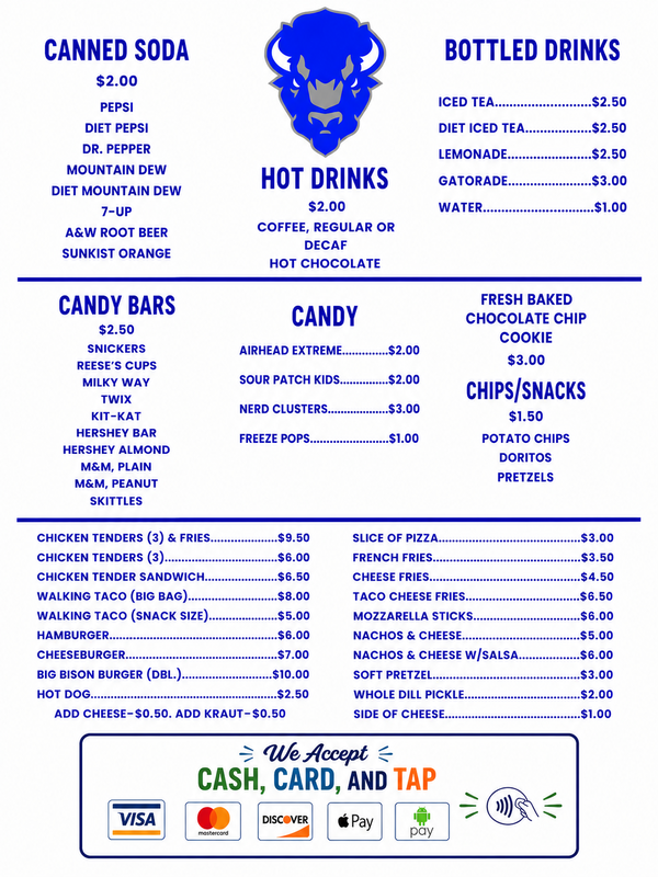 Menu full