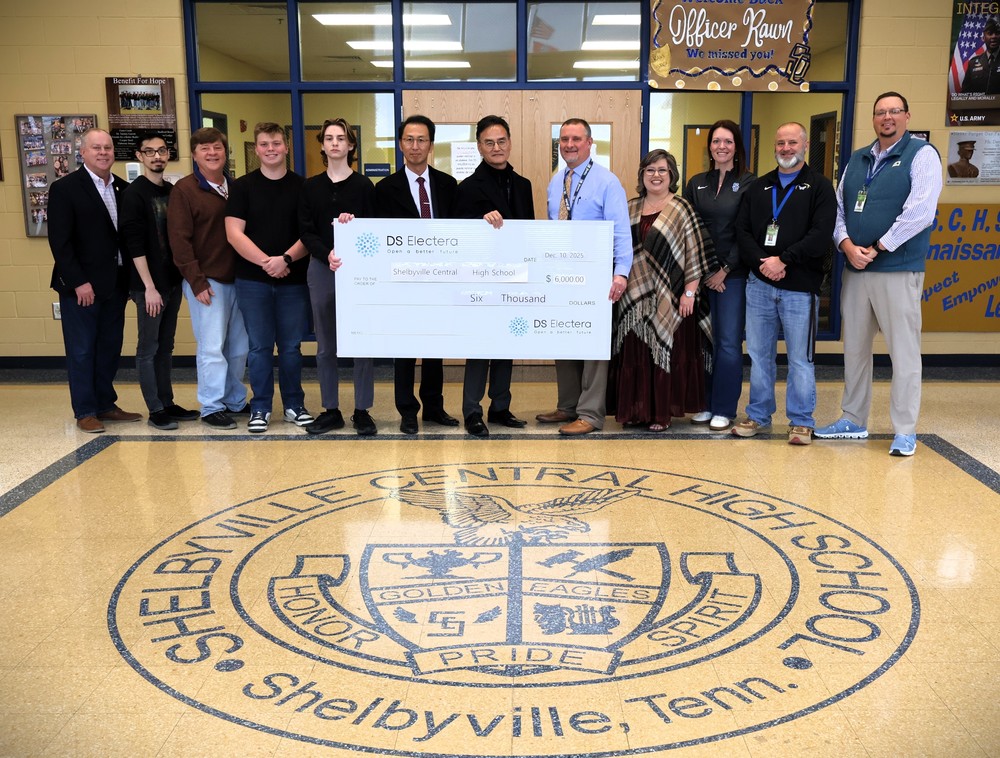 SCHS Receives Donation from Duksan Electera to Support Student-Led Radio Station