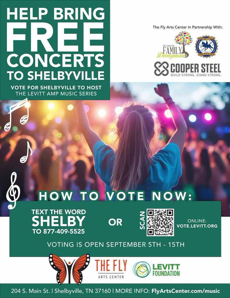 Levitt AMP Music Series Grant Flyer