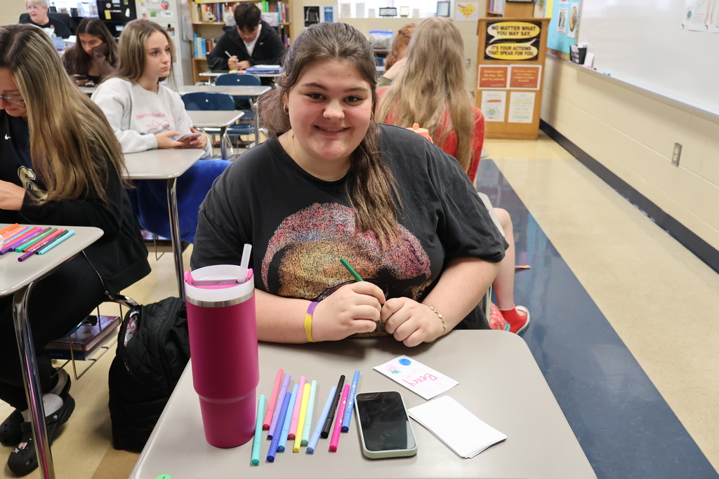 NHS Making Positivity Cards for End of Testing