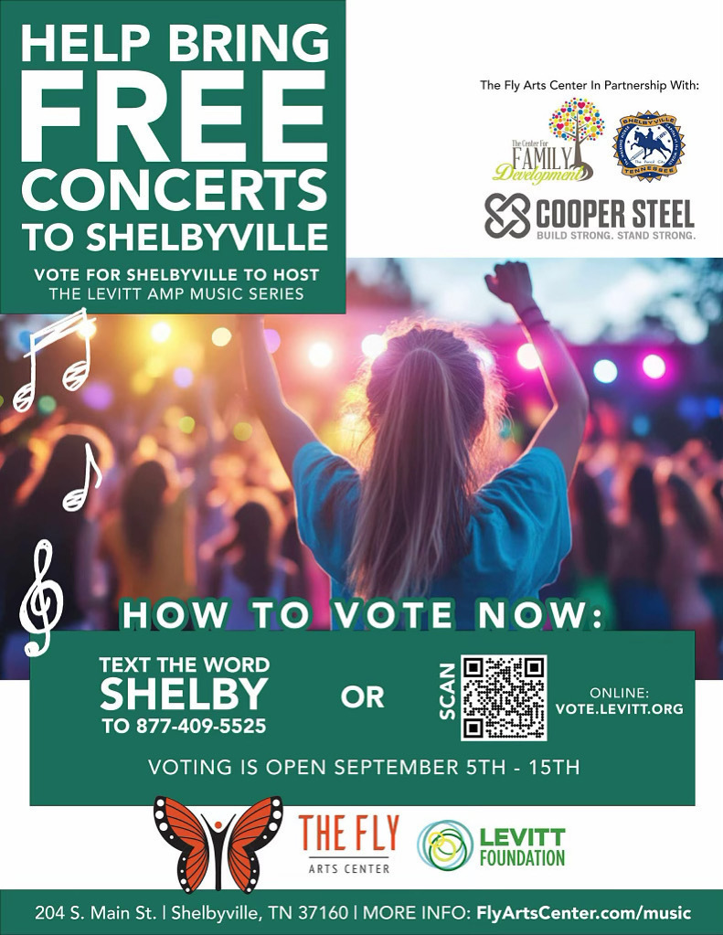 Levitt AMP Music Series Grant Flyer