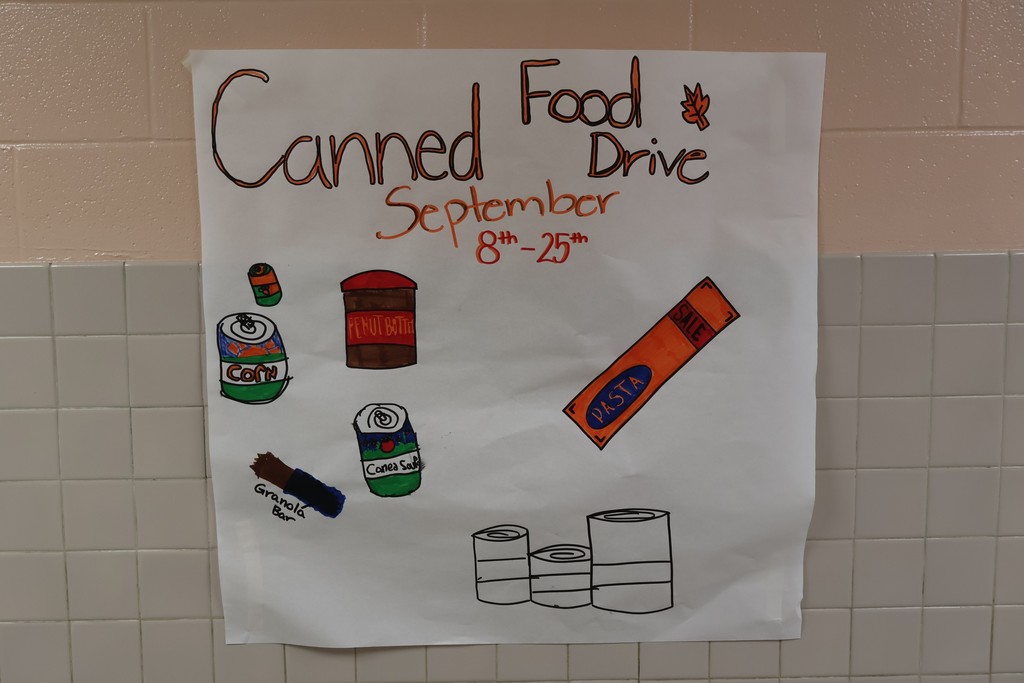 East Side Elementary School Canned Food Drive