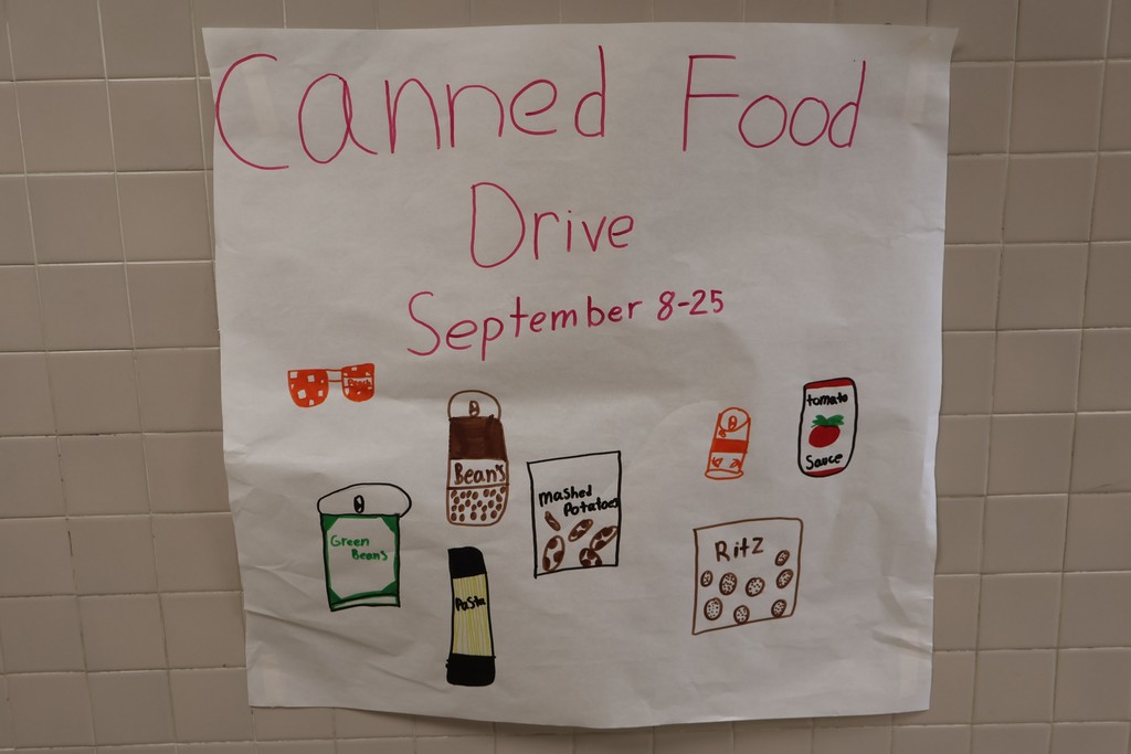 East Side Elementary School Canned Food Drive