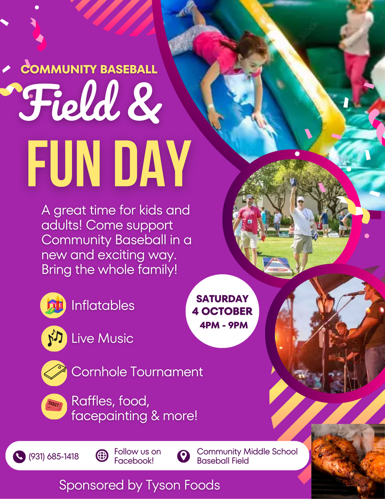 Community High School Baseball Field & Fun Day