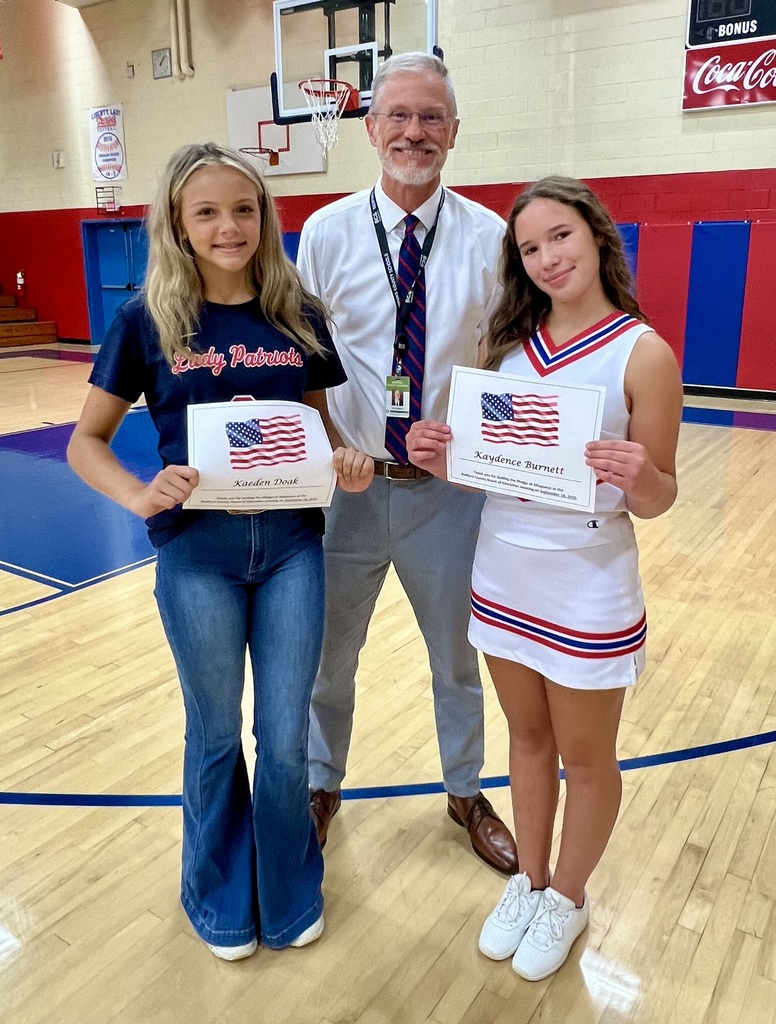 Pledge of Allegiance for the School Board Meeting