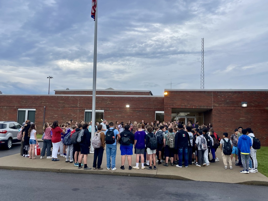 See You at the Pole by FCA at Community Middle School