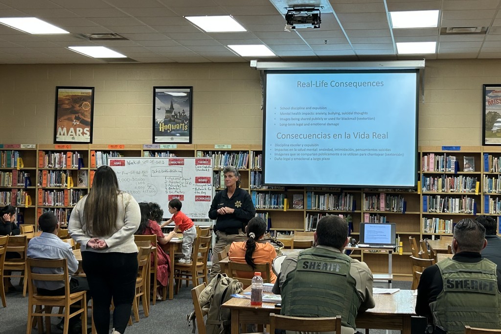 Parent University with Lt. Tracey Harvey
