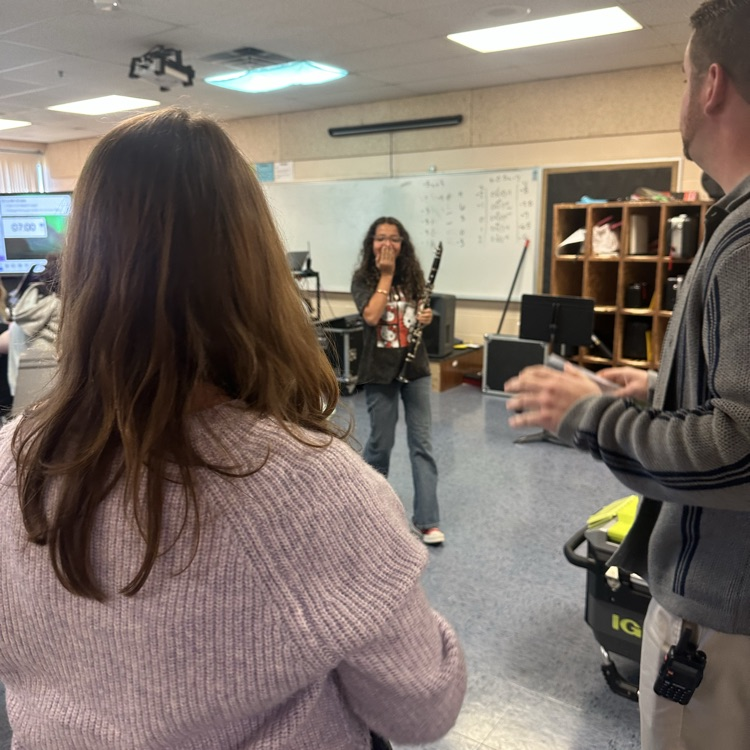 student  gets surprised and wins reading sweepstakes