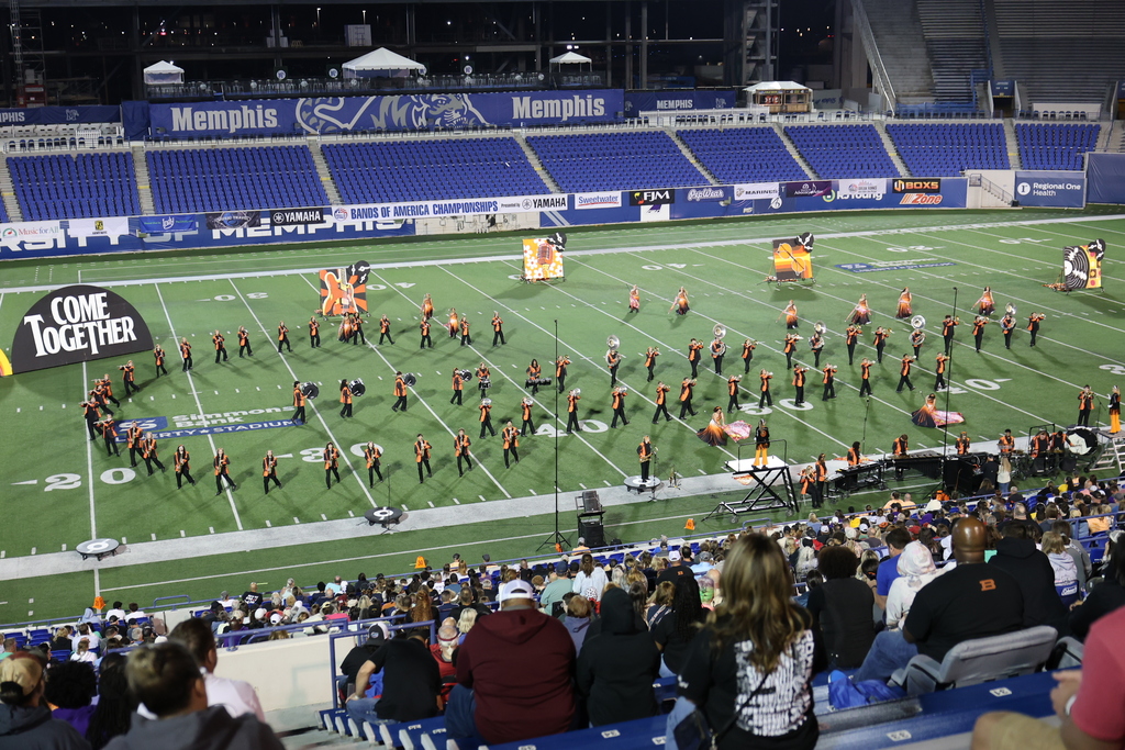 Cascade High School Marching Band attends Bands of America Memphis Regional 