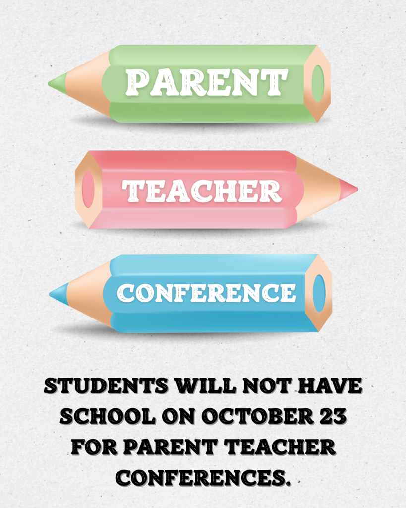 parent teacher conference announcement